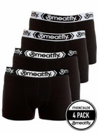 Meatfly 4Pack Balboa - Black/Black - Boxer Briefs