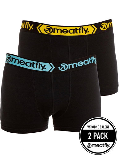 Meatfly 2Pack Balboa - black, sizing. M - Boxer Briefs - Main image