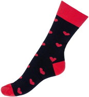Gosh GP7 - black with hearts - Socks