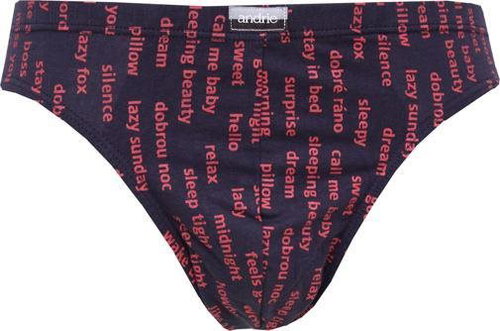 Andrie PS 3502 B - red font - Briefs - Main image