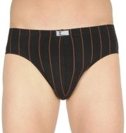 Andrie PS 3503 A - black, red stripes, sizing. M - Briefs