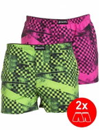 Meatfly 2Pack Agostino - Checkered, sizing. S - Boxer Shorts