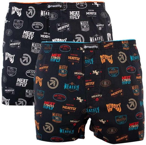 Meatfly 2Pack Agostino - Badges, sized. XL - Boxer Shorts - Main image