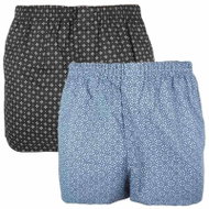 Nur Der 2Pack 827759-schwarz/blau gemustert, sizing. XXL - Boxer Shorts