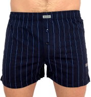 Andrie PS 4993 B - dark blue, stripes, sizing. M - Boxer Shorts