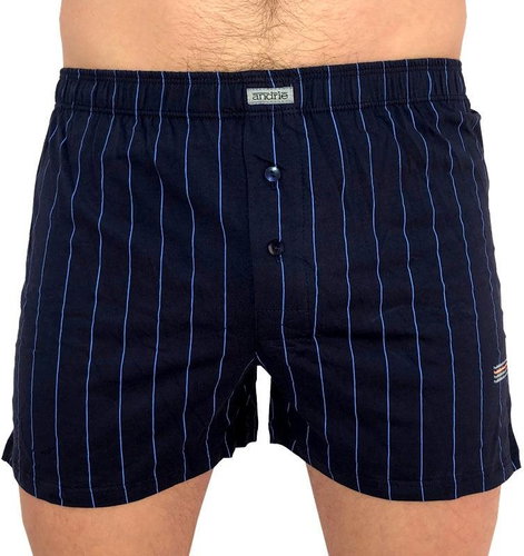Andrie PS 4993 B - dark blue, stripes, sizing. M - Boxer Shorts - Main image