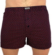 Andrie PS 5497 B - red pattern, sizing. M - Boxer Shorts