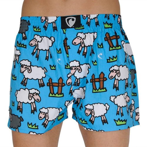 Represent R1M-BOX-0654 - sheep, size 3.5 mm. S - Boxer Shorts - Main image
