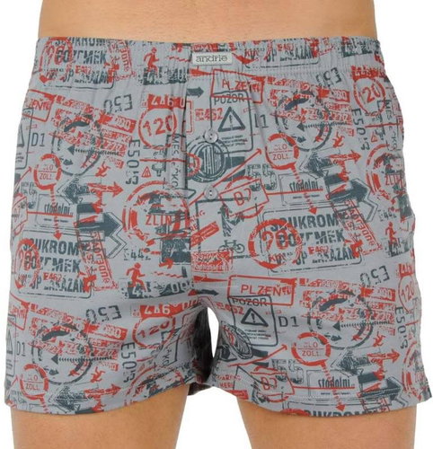 Andrie PS 5568 B - grey, sizing. L - Boxer Shorts - Main image
