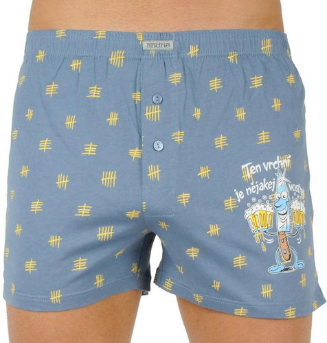 Andrie PS 5556 B - blue-grey - Boxer Shorts - Main image