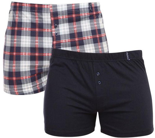Molvy 2Pack KP-074-BBU, sizing. XXL - Boxer Shorts - Main image