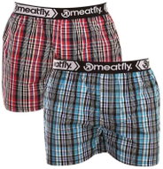 Meatfly 2Pack Bandit - dark blue/grey - Boxer Shorts