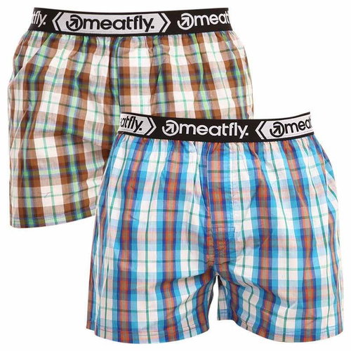 Meatfly 2Pack Bandit - Aquamarine, sizing. S - Boxer Shorts - Main image