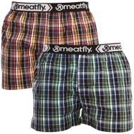 Meatfly 2Pack Bandit - Black yellow, sizing. M - Boxer Shorts