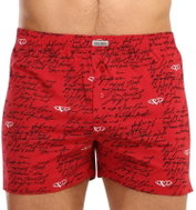 Andrie PS 5544 A - red, sizing. M - Boxer Shorts