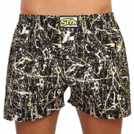 Styx A1355 - black and yellow, sizing. XXL - Boxer Shorts