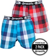 Meatfly 2Pack Gigi - Blue/red - Boxer Shorts
