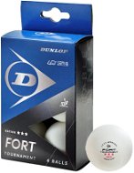 DUNLOP Fort Tournament 40+*** (6 ks) biely - Loptičky na stolný tenis
