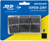 Dunlop Viper Dry wrap black - Tennis Racket Grip Tape