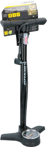 Dunlop Bicycle Pump with Pressure Gauge - Tyre Pump - Main image