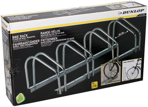 Dunlop Floor mounted bike rack for 4 bikes - Bicycle Stand - Main image