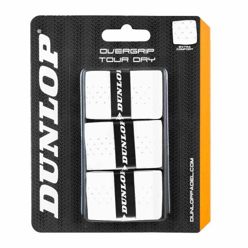 Dunlop Tour Dry Padel omotávka vrchní bílá - Tennis Racket Grip Tape - Main image
