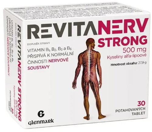Revitanerv Strong 30 tablets - Dietary Supplement - Main image