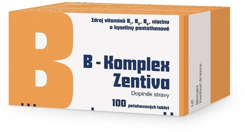 Zentiva B-Komplex 100 tablets - B Complex - Main image