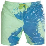 Effly Men's modern colour-changing green-blue swimwear sized. S - Men's Swimwear