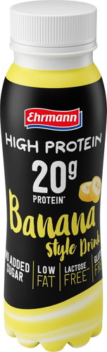 Ehrmann High Protein Drink 250ml, banana - Protein drink - Main image