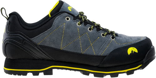 Elbrus Tilbur Steel, Grey/Black/Lime, size EU 43/287mm - Trekking Shoes - Main image