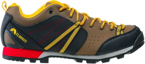 Elbrus Togato Brown / Black / Yellow EU 42/279 mm - Trekking Shoes - Main image