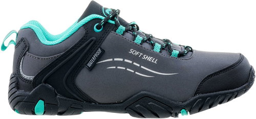 Elbrus Sabby WP Wo´s Dark gray / Black / Turquoise EU 37/239 mm - Trekking Shoes - Main image