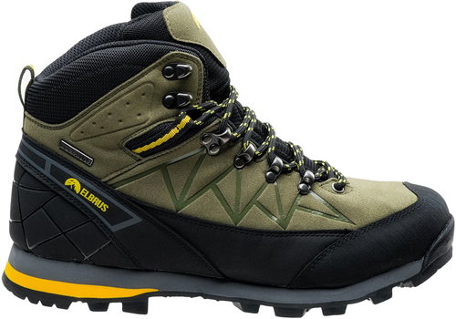 Elbrus Muerto Mid Wp, Light Khaki/Black/Yellow, size EU 43/287.2mm - Trekking Shoes - Main image