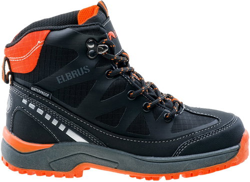 Elbrus Tares Mid Wp Jr, Black/Dark Grey/Orange, size EU 28/187mm - Trekking Shoes - Main image