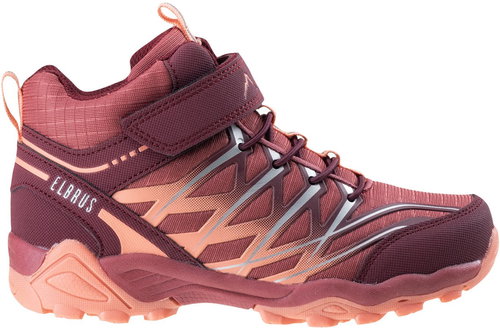 Elburs Voluis Mid Jr, Burgundy/Light Fuchsia, size EU 33/220mm - Trekking Shoes - Main image
