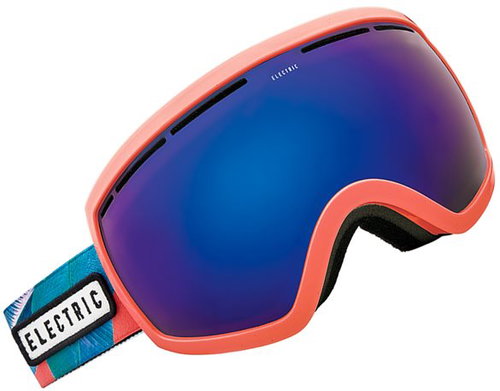ELECTRIC EG2.5 PINK PALMS Brose/Blue Chrome - Ski Goggles - Main image