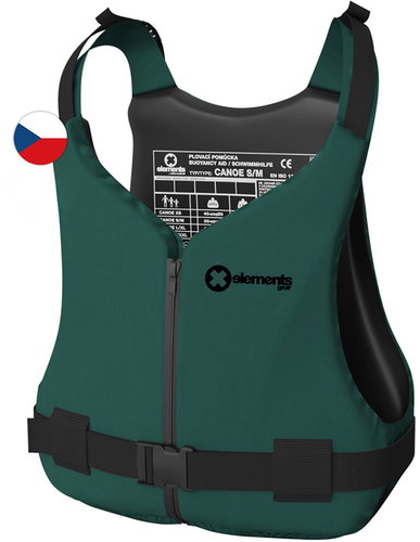 ELEMENTS GEAR Canoe rent LE, khaki, sizing. XS - Swim Vest - Main image