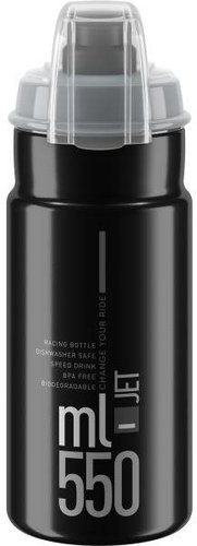 Elite JET PLUS black / gray logo, 550 ml - Drinking Bottle - Main image