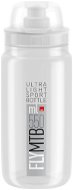 Elite Cycling water bottle FLY MTB CLEAR grey logo 550 ml - Drinking Bottle
