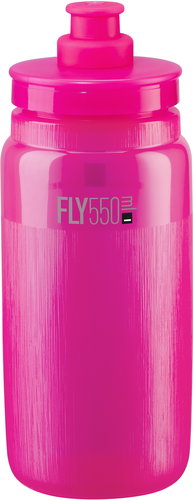 Elite Fly Tex 550 ml transparent/fluo pink - Drinking Bottle - Main image