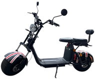 Leramotors Lera Scooters C2 1500W English flag black - Electric Moped