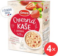 Emco Ovesná kaše s jahodami 4 x (5x55g) - Ovesná kaše