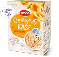 Emco Ovsená kaša s marhuľami 5 × 55 g - Ovsená kaša