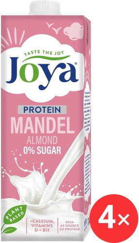 Joya Almond Protein Drink 4 x 1L - Plant-based Drink - Main image