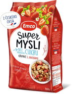 Muesli Emco Super Muesli Without Added Sugar, Strawberries, 500g - Müsli