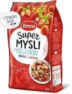 Emco Super mysli bez přidaného cukru s jahodami 500g - Müsli