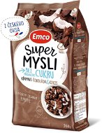 Müsli Emco Super mysli bez pridaného cukru čokoláda a kokos 500 g - Müsli