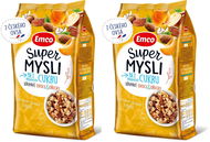 Emco Super mysli bez přidaného cukru ovoce & ořechy 2 x 500g - Müsli