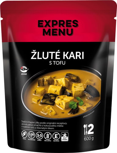 Express Menu Yellow curry with tofu 600 g - MRE - Main image